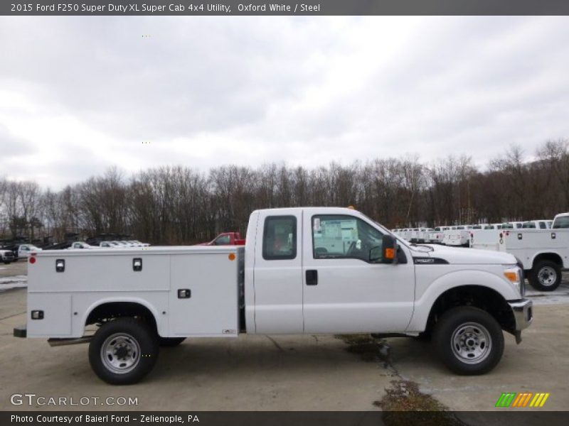 Oxford White / Steel 2015 Ford F250 Super Duty XL Super Cab 4x4 Utility