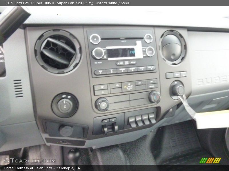 Oxford White / Steel 2015 Ford F250 Super Duty XL Super Cab 4x4 Utility