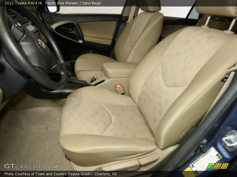Pacific Blue Metallic / Sand Beige 2012 Toyota RAV4 I4