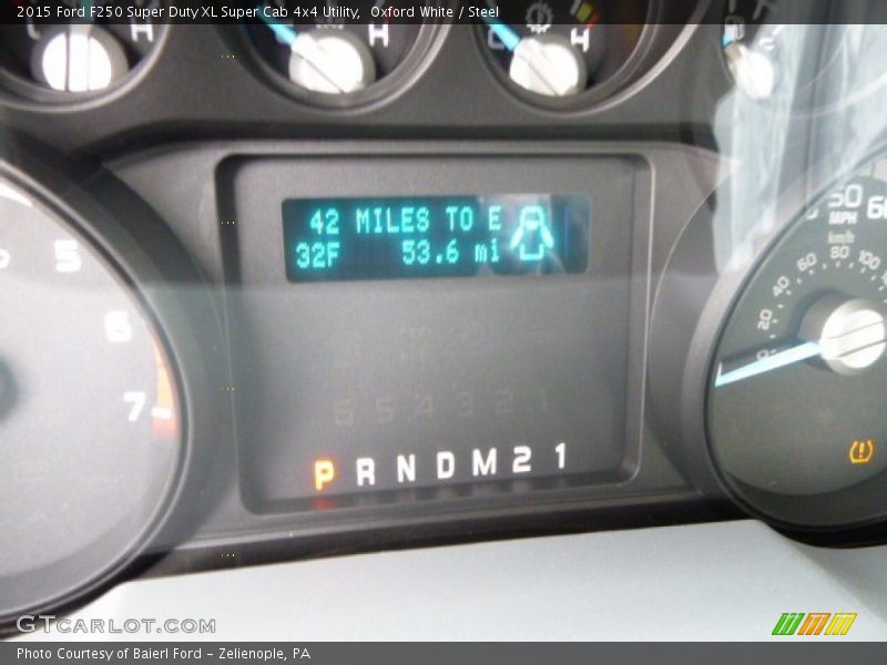 Oxford White / Steel 2015 Ford F250 Super Duty XL Super Cab 4x4 Utility