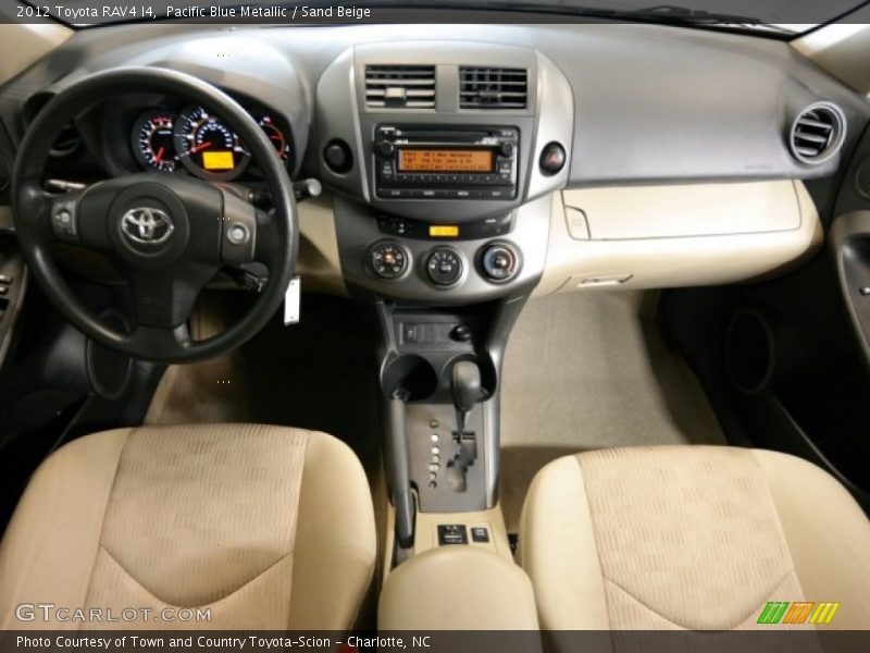 Pacific Blue Metallic / Sand Beige 2012 Toyota RAV4 I4