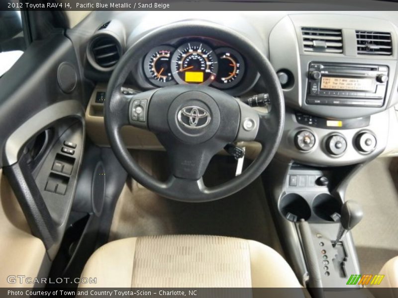 Pacific Blue Metallic / Sand Beige 2012 Toyota RAV4 I4