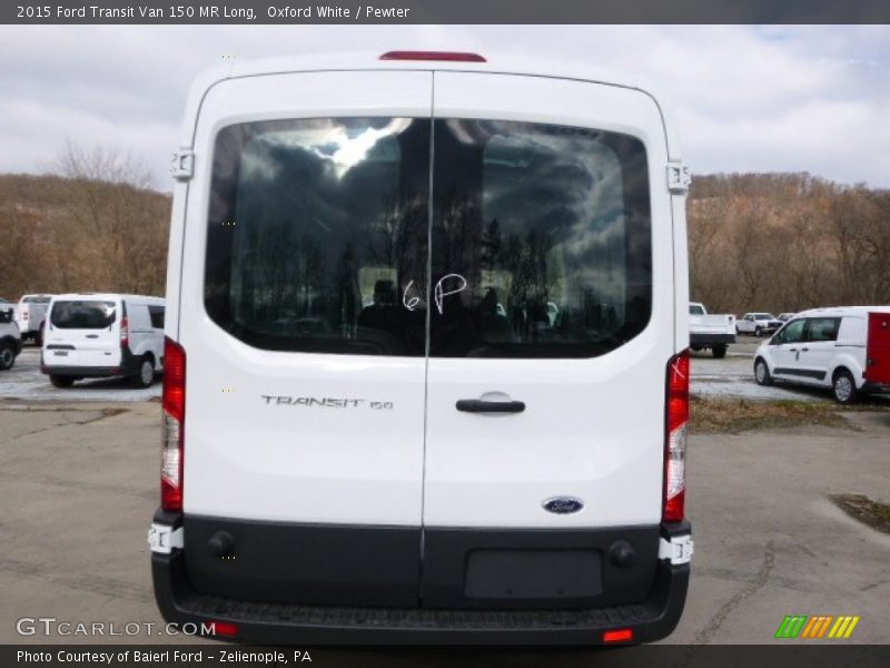 Oxford White / Pewter 2015 Ford Transit Van 150 MR Long