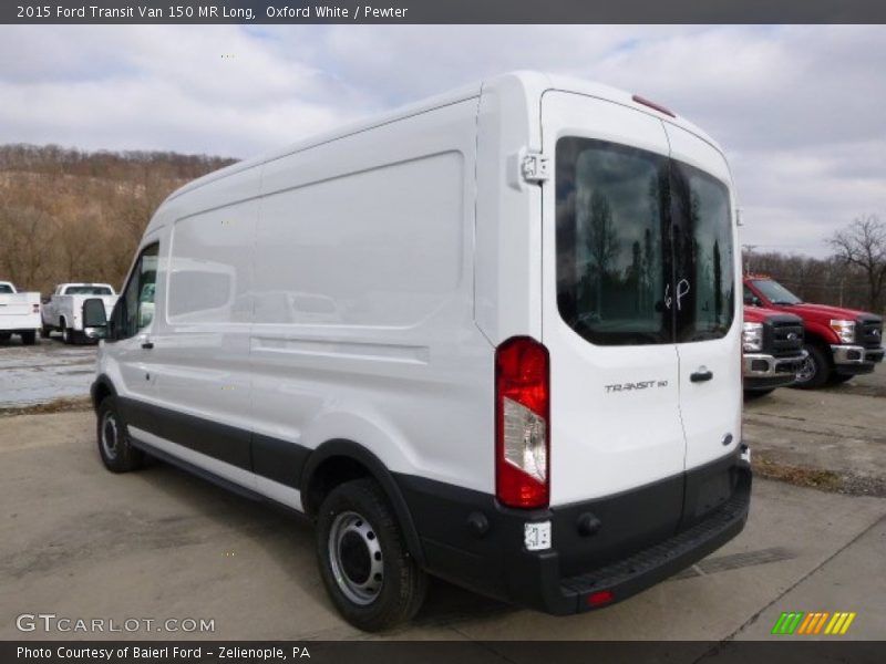 Oxford White / Pewter 2015 Ford Transit Van 150 MR Long