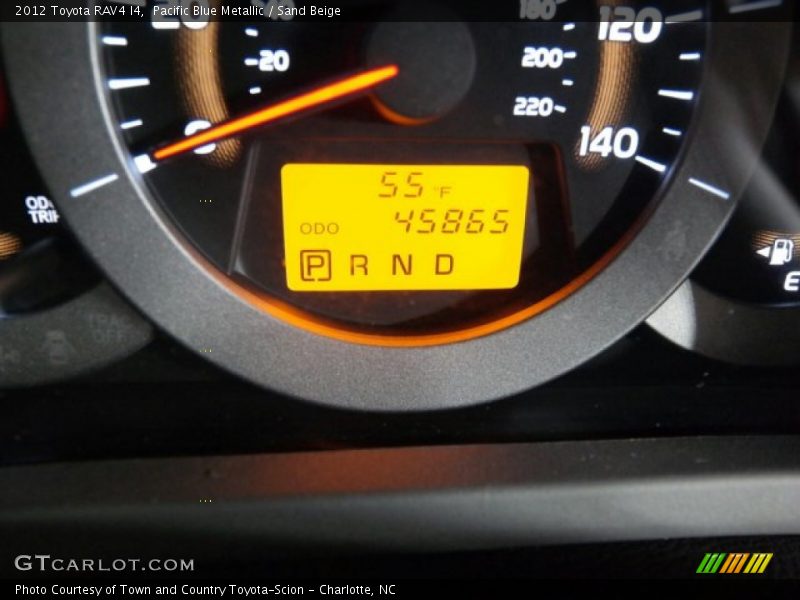 Pacific Blue Metallic / Sand Beige 2012 Toyota RAV4 I4