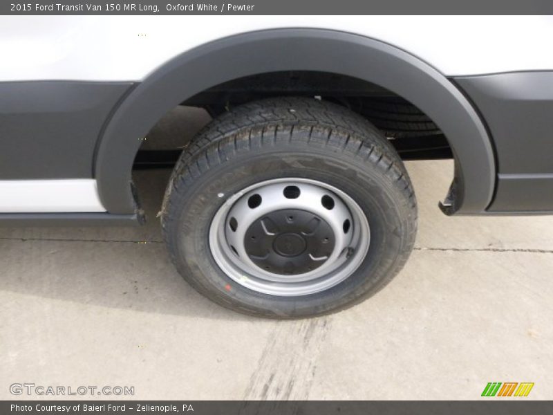 Oxford White / Pewter 2015 Ford Transit Van 150 MR Long