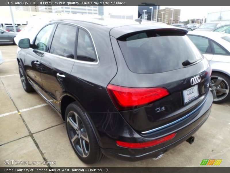 Lava Gray Metallic / Black 2015 Audi Q5 3.0 TDI Premium Plus quattro