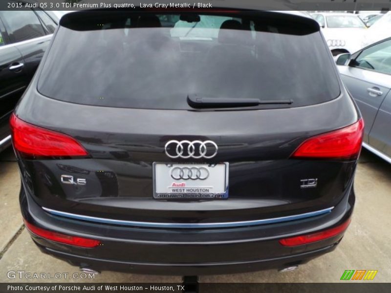 Lava Gray Metallic / Black 2015 Audi Q5 3.0 TDI Premium Plus quattro