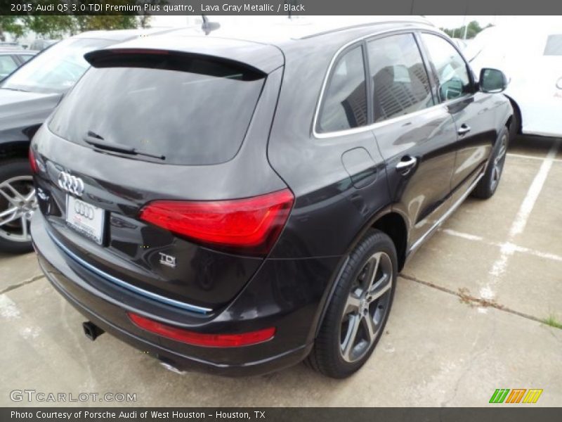 Lava Gray Metallic / Black 2015 Audi Q5 3.0 TDI Premium Plus quattro