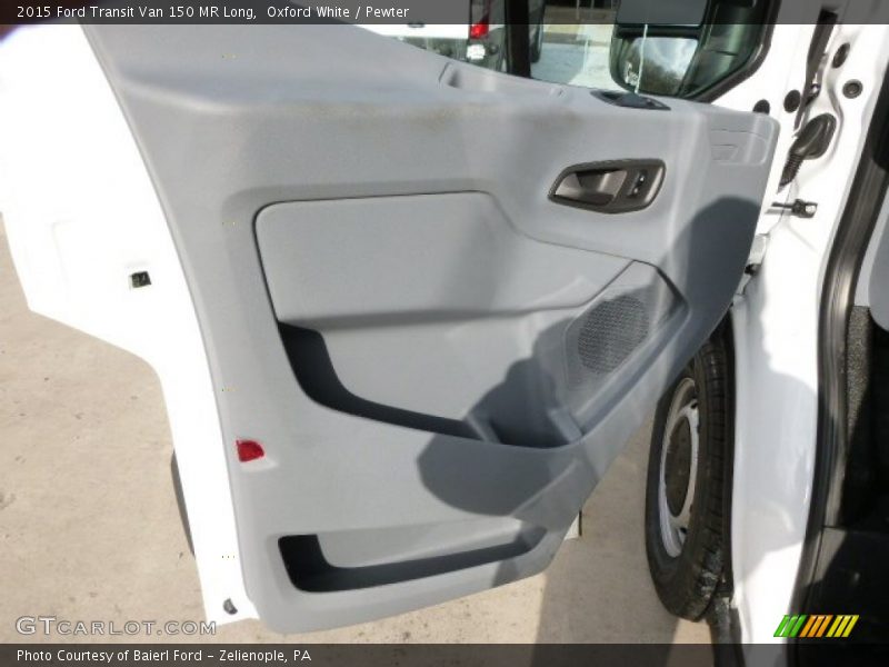 Oxford White / Pewter 2015 Ford Transit Van 150 MR Long
