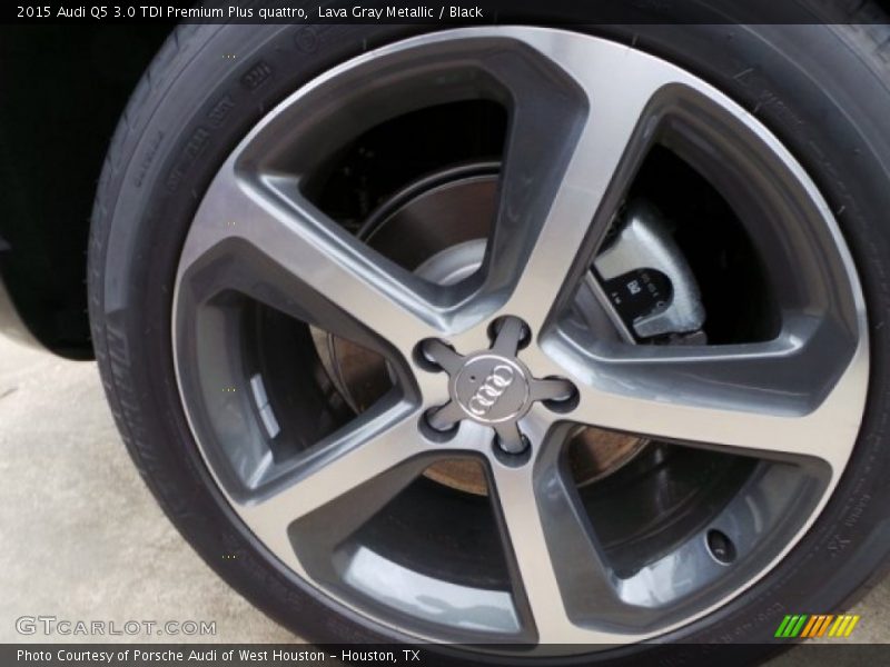 Lava Gray Metallic / Black 2015 Audi Q5 3.0 TDI Premium Plus quattro