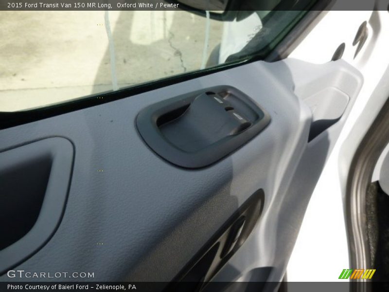 Oxford White / Pewter 2015 Ford Transit Van 150 MR Long