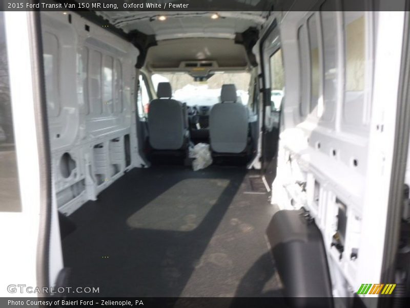Oxford White / Pewter 2015 Ford Transit Van 150 MR Long