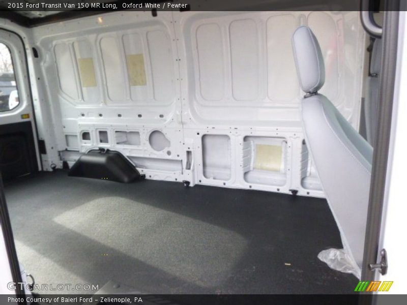 Oxford White / Pewter 2015 Ford Transit Van 150 MR Long