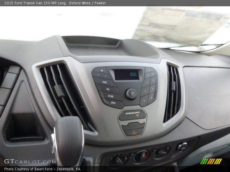 Oxford White / Pewter 2015 Ford Transit Van 150 MR Long