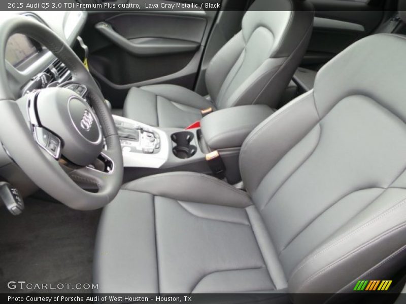 Lava Gray Metallic / Black 2015 Audi Q5 3.0 TDI Premium Plus quattro