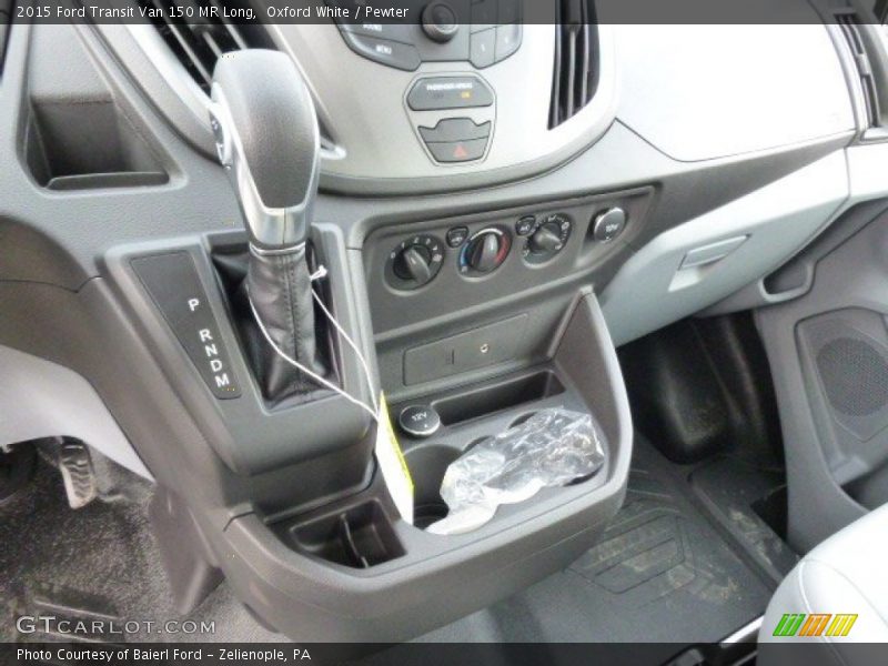 Oxford White / Pewter 2015 Ford Transit Van 150 MR Long