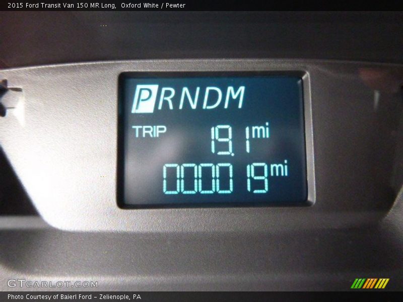 Oxford White / Pewter 2015 Ford Transit Van 150 MR Long