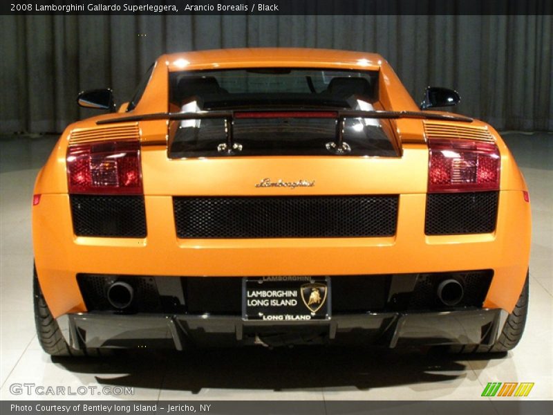 Arancio Borealis / Black 2008 Lamborghini Gallardo Superleggera