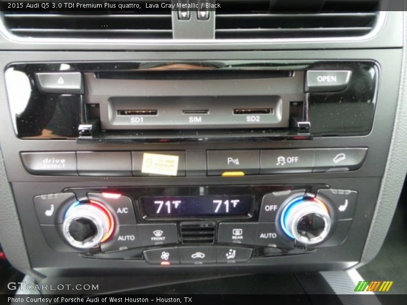 Lava Gray Metallic / Black 2015 Audi Q5 3.0 TDI Premium Plus quattro