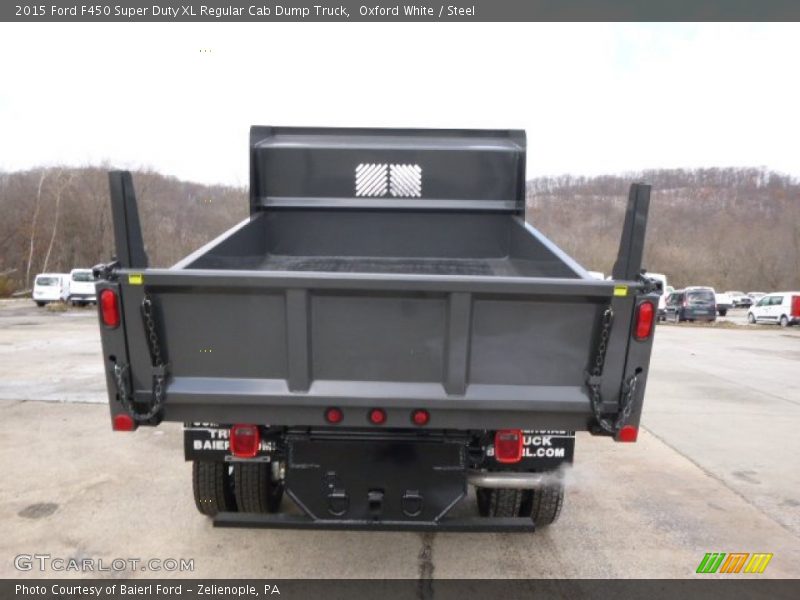 Oxford White / Steel 2015 Ford F450 Super Duty XL Regular Cab Dump Truck