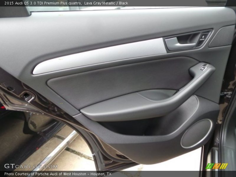 Lava Gray Metallic / Black 2015 Audi Q5 3.0 TDI Premium Plus quattro