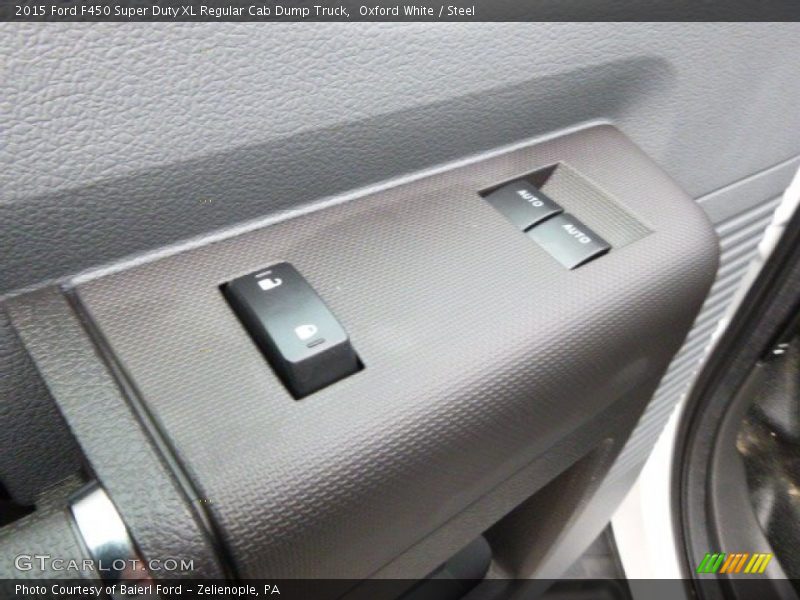 Oxford White / Steel 2015 Ford F450 Super Duty XL Regular Cab Dump Truck