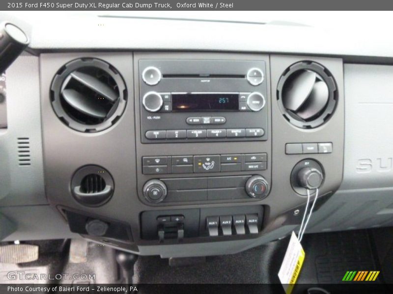 Oxford White / Steel 2015 Ford F450 Super Duty XL Regular Cab Dump Truck