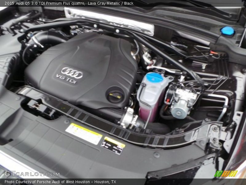 Lava Gray Metallic / Black 2015 Audi Q5 3.0 TDI Premium Plus quattro