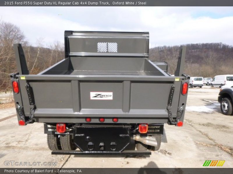 Oxford White / Steel 2015 Ford F550 Super Duty XL Regular Cab 4x4 Dump Truck