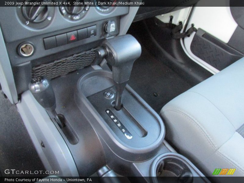 Stone White / Dark Khaki/Medium Khaki 2009 Jeep Wrangler Unlimited X 4x4