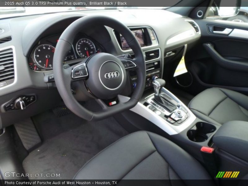 Brilliant Black / Black 2015 Audi Q5 3.0 TFSI Premium Plus quattro