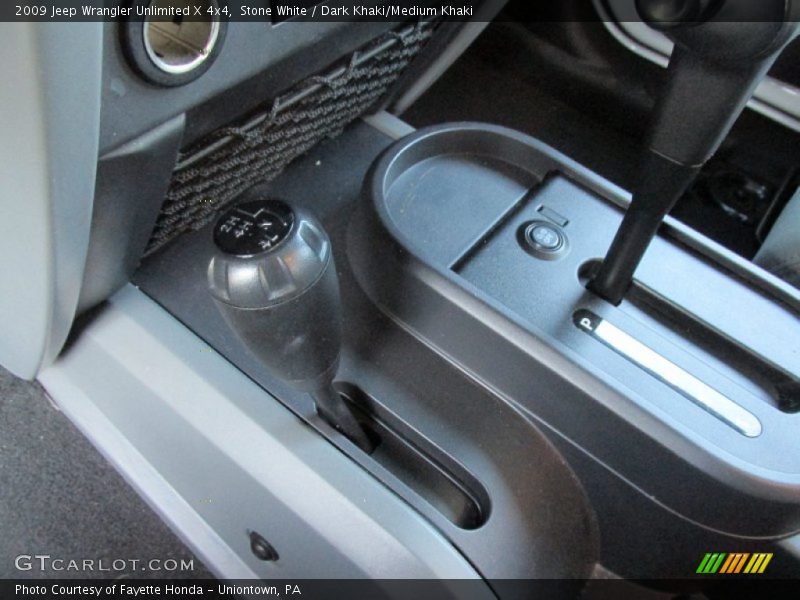 Stone White / Dark Khaki/Medium Khaki 2009 Jeep Wrangler Unlimited X 4x4