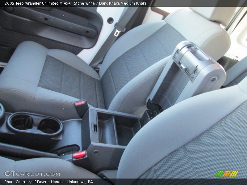 Stone White / Dark Khaki/Medium Khaki 2009 Jeep Wrangler Unlimited X 4x4