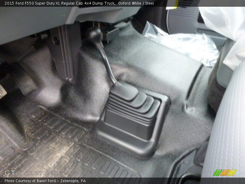 Oxford White / Steel 2015 Ford F550 Super Duty XL Regular Cab 4x4 Dump Truck
