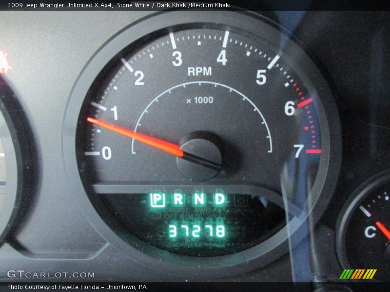 Stone White / Dark Khaki/Medium Khaki 2009 Jeep Wrangler Unlimited X 4x4
