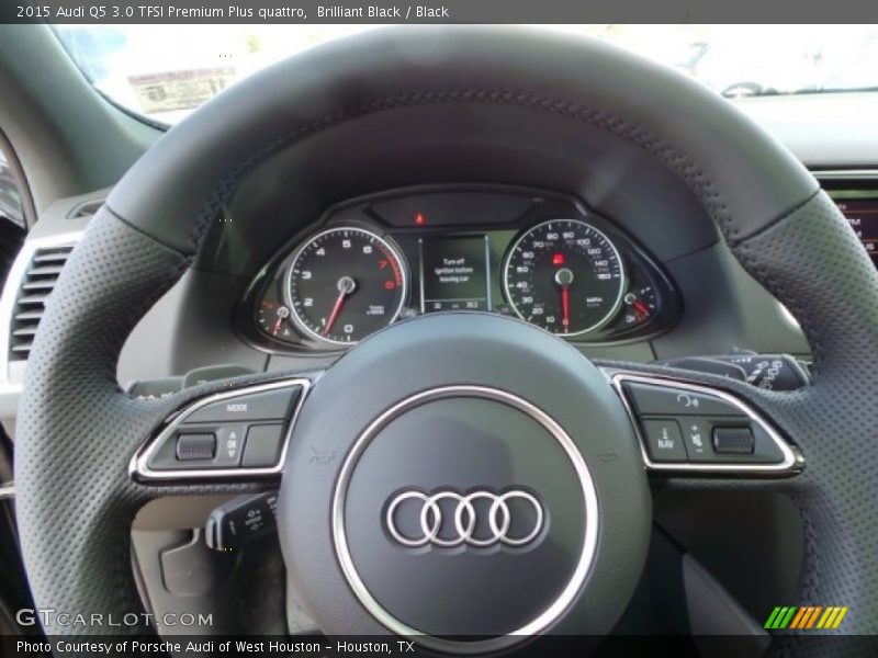 Brilliant Black / Black 2015 Audi Q5 3.0 TFSI Premium Plus quattro