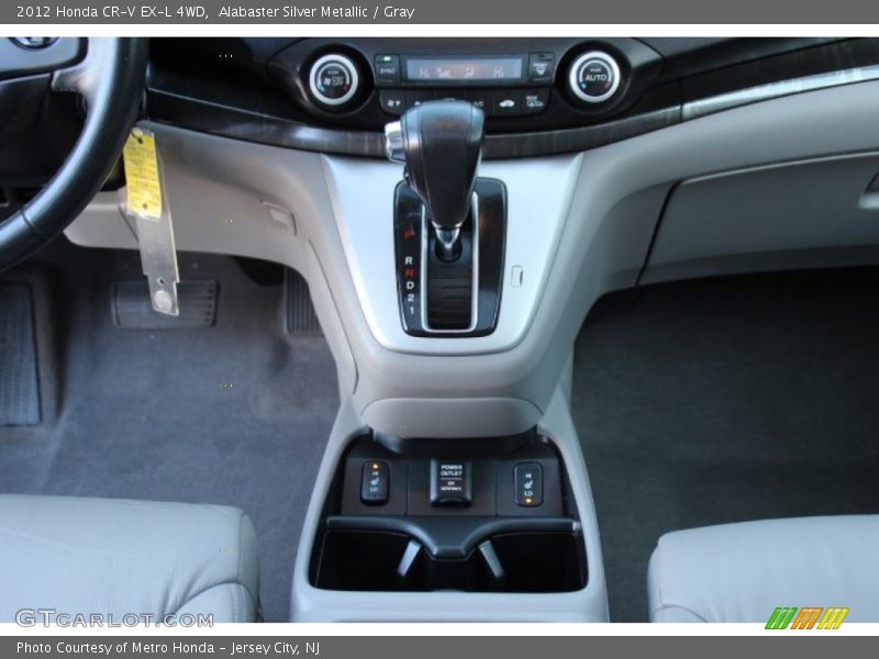 Alabaster Silver Metallic / Gray 2012 Honda CR-V EX-L 4WD