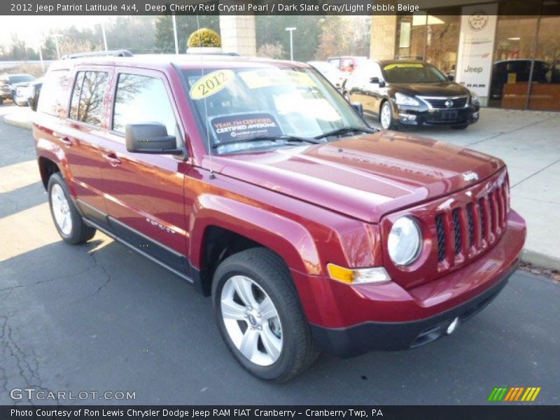 Deep Cherry Red Crystal Pearl / Dark Slate Gray/Light Pebble Beige 2012 Jeep Patriot Latitude 4x4