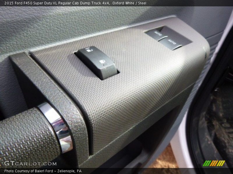 Oxford White / Steel 2015 Ford F450 Super Duty XL Regular Cab Dump Truck 4x4