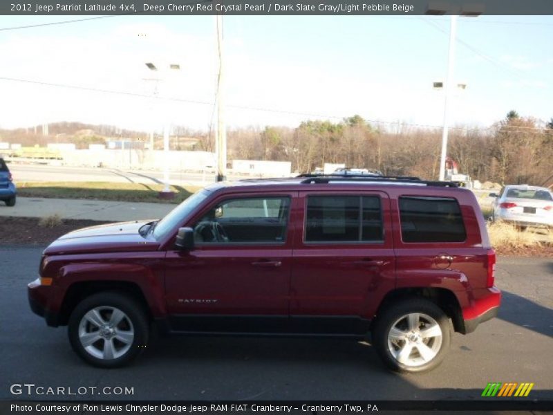 Deep Cherry Red Crystal Pearl / Dark Slate Gray/Light Pebble Beige 2012 Jeep Patriot Latitude 4x4