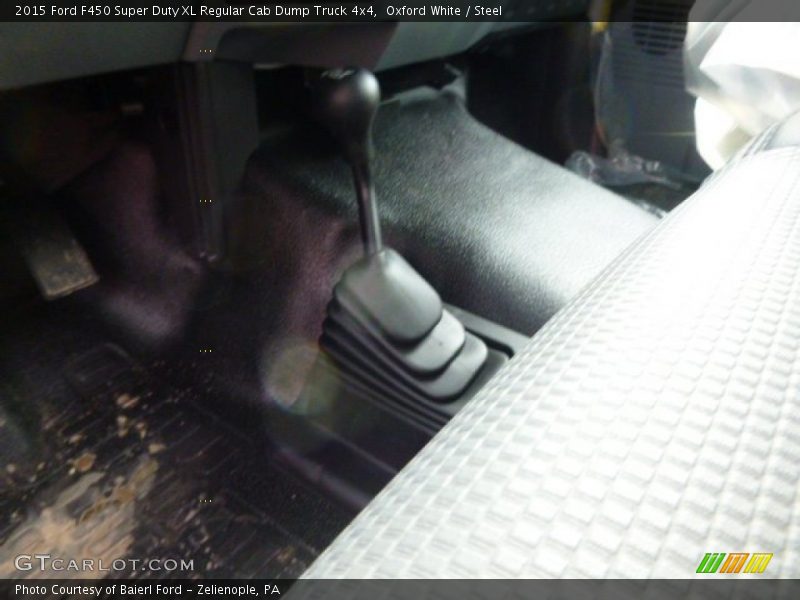 Oxford White / Steel 2015 Ford F450 Super Duty XL Regular Cab Dump Truck 4x4