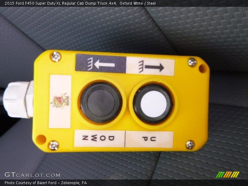 Oxford White / Steel 2015 Ford F450 Super Duty XL Regular Cab Dump Truck 4x4