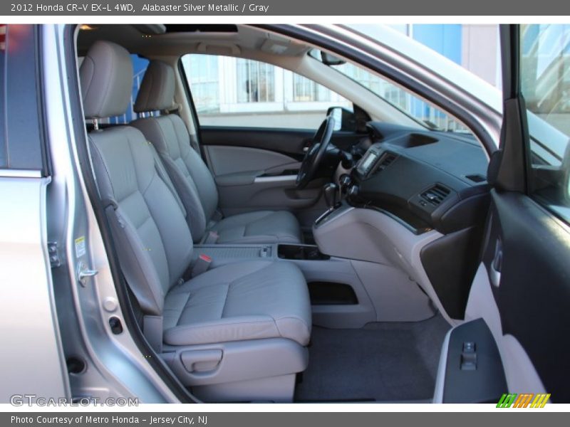 Alabaster Silver Metallic / Gray 2012 Honda CR-V EX-L 4WD