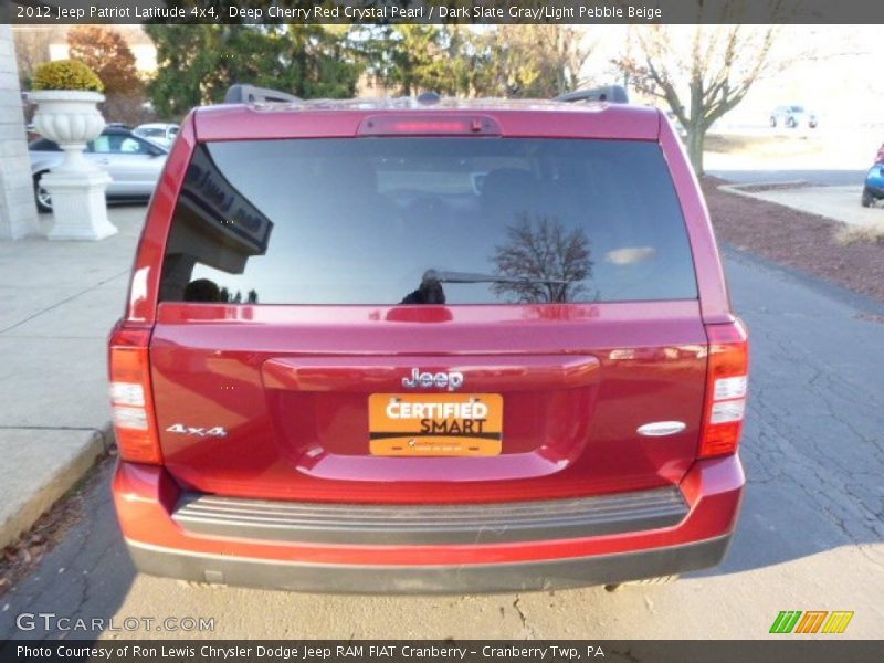 Deep Cherry Red Crystal Pearl / Dark Slate Gray/Light Pebble Beige 2012 Jeep Patriot Latitude 4x4