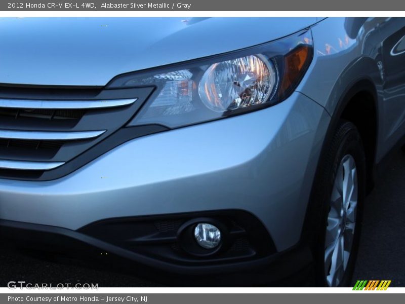 Alabaster Silver Metallic / Gray 2012 Honda CR-V EX-L 4WD