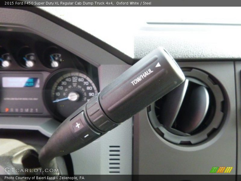 Oxford White / Steel 2015 Ford F450 Super Duty XL Regular Cab Dump Truck 4x4
