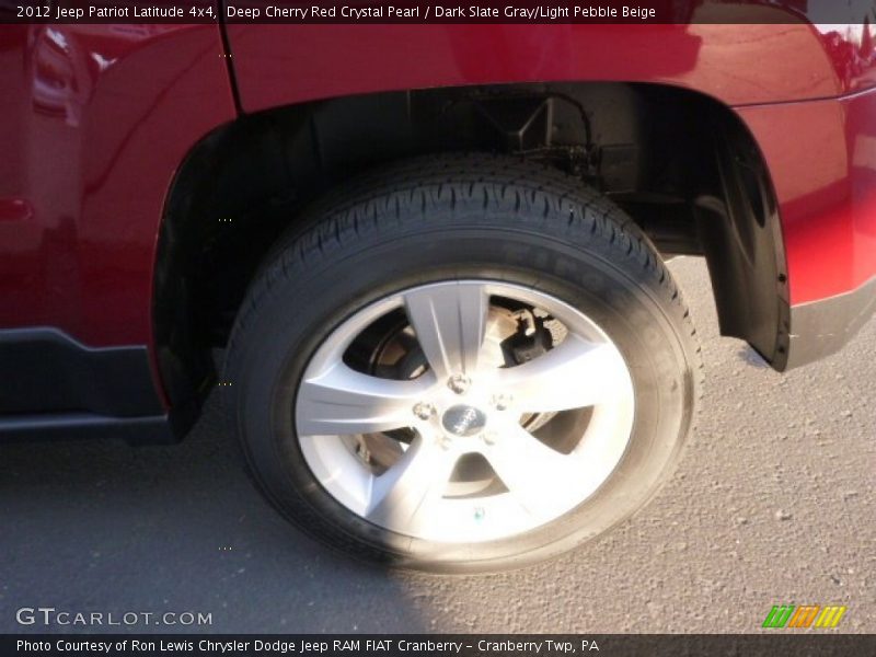 Deep Cherry Red Crystal Pearl / Dark Slate Gray/Light Pebble Beige 2012 Jeep Patriot Latitude 4x4