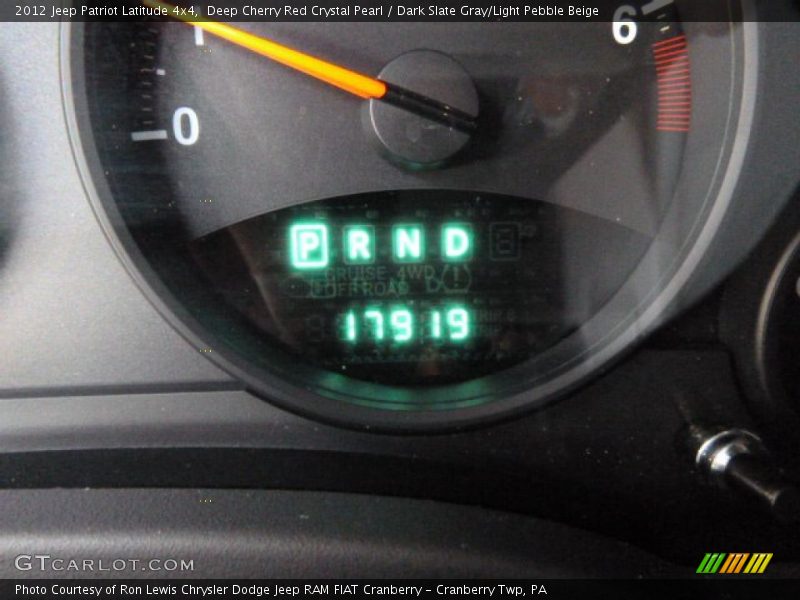 Deep Cherry Red Crystal Pearl / Dark Slate Gray/Light Pebble Beige 2012 Jeep Patriot Latitude 4x4