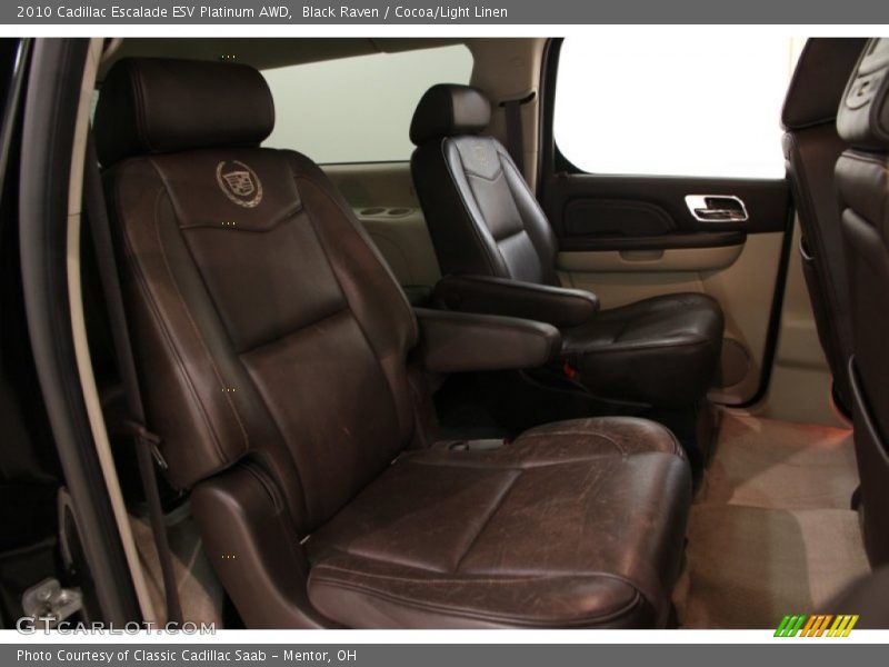 Black Raven / Cocoa/Light Linen 2010 Cadillac Escalade ESV Platinum AWD